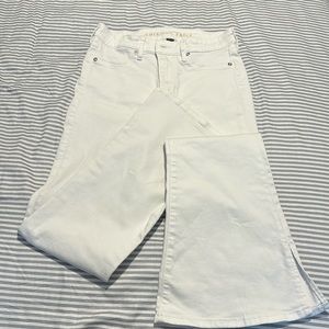 ae super high rise flare(split hem). Stretch